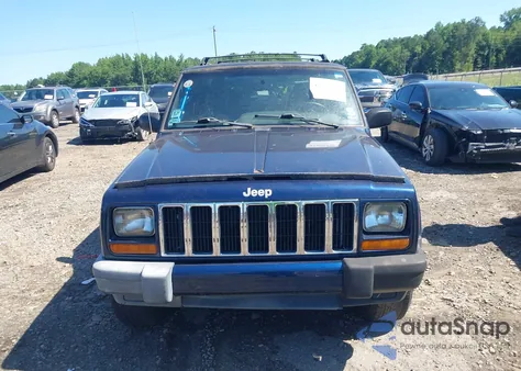 2000 Jeep Cherokee Sport из США, поврежденный, VIN 1J4FF48S4YL240064